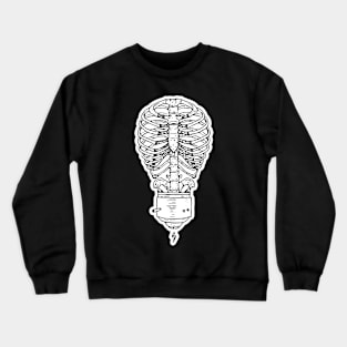 skeleton lightbulb Crewneck Sweatshirt